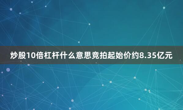 炒股10倍杠杆什么意思竞拍起始价约8.35亿元